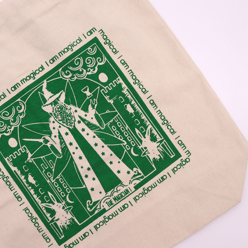 Hop Hare Tote Bag - I am Magical - 10oz Cotton Canvas