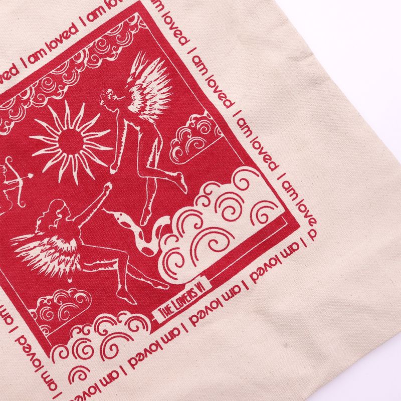 Hop Hare Tote Bag - I am Loved - 10oz Cotton Canvas