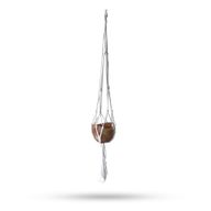 Macrame Pot Holder Classic - Natural Med Pot