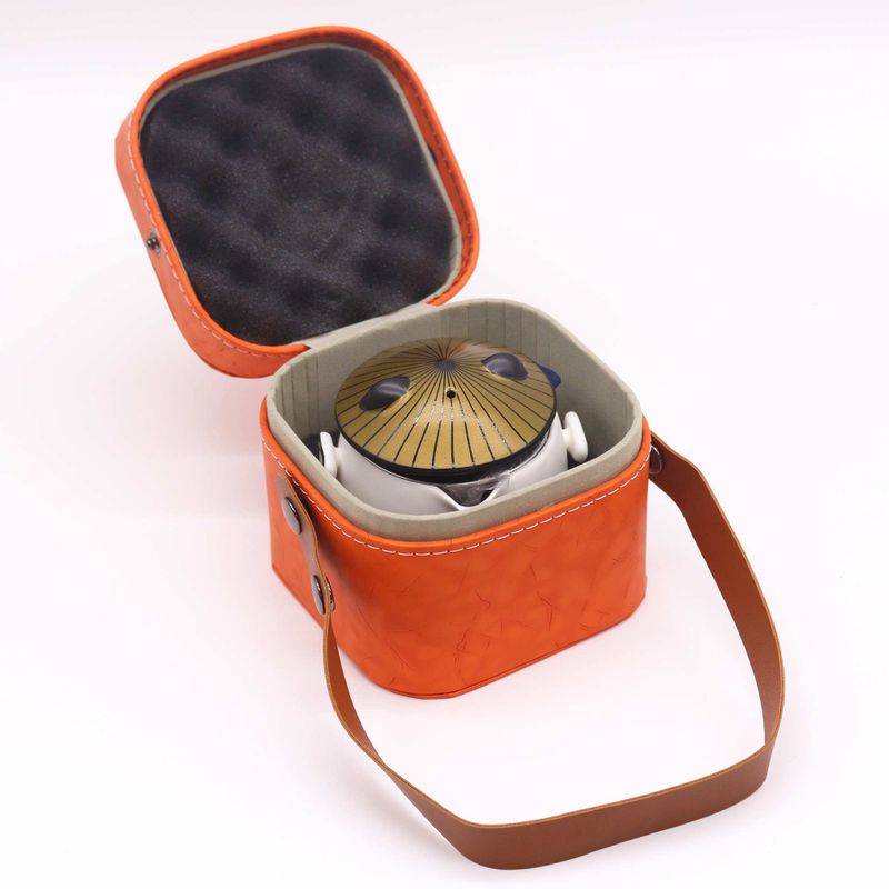 Panda Teapot Set - Two Cups - Travel Pack