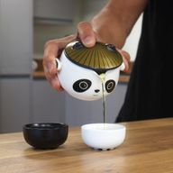 Panda Teapot Set - Two Cups - Travel Pack
