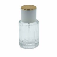 Flat White - 30ml Round Ribbed Bottle, Spray and Cap