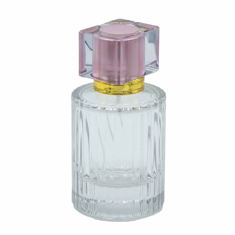 Soft Rose - 50ml Round Ribbed Bottle, Spray and Cap