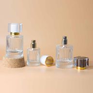 Flat White - 50ml Round Ribbed Bottle, Spray and Cap