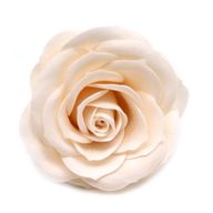 Craft Soap Flower - Lrg (7-Layer) Vintage Rose - Victorian Ivory