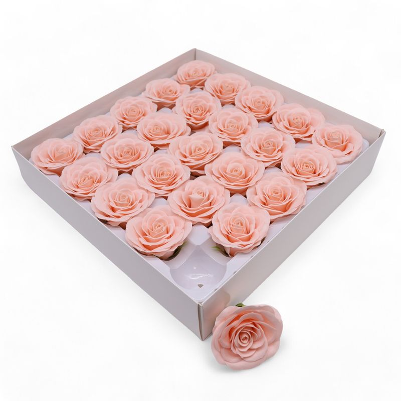 Craft Soap Flower - Lrg (7-Layer) Vintage Rose - Edwardian Blush