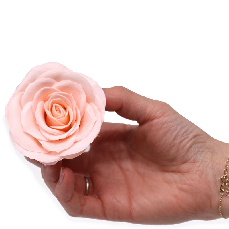 Craft Soap Flower - Lrg (7-Layer) Vintage Rose - Edwardian Blush