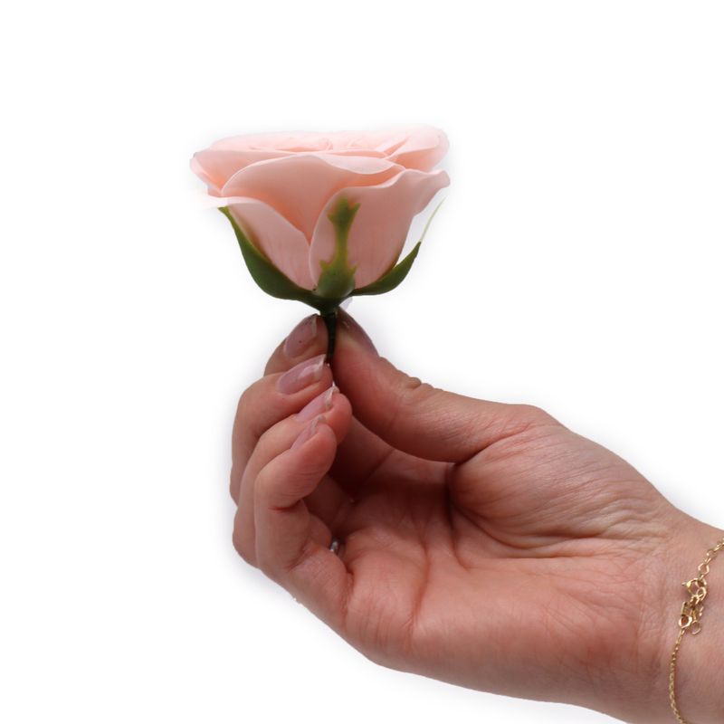 Craft Soap Flower - Lrg (7-Layer) Vintage Rose - Edwardian Blush