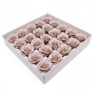 Craft Soap Flower - Lrg (7-Layer) Vintage Rose - Somersett Beige