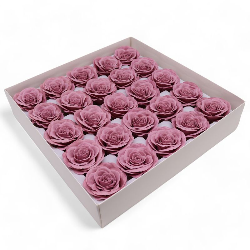 Craft Soap Flower - Lrg (7-Layer) Vintage Rose - Operetic Mauve
