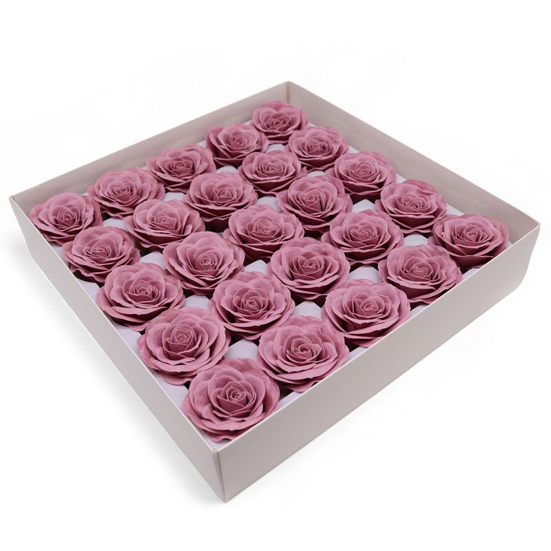 Craft Soap Flower - Lrg (7-Layer) Vintage Rose - Operetic Mauve