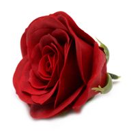 Craft Soap Flower - Lrg (7-Layer) Vintage Rose - Midnight Scarlet
