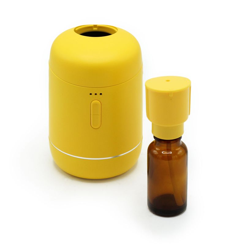 Single Waterless Oil Nebulizer - USB A to C - Yellow