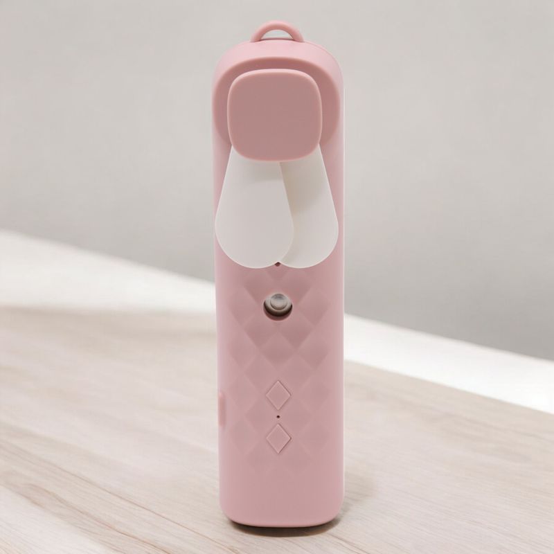 Pink Nano Mist Face Fan & Spray - USB chargable