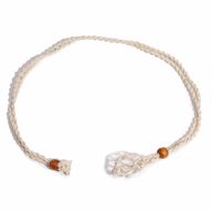 Crystal Gemstone Necklace Cord 45cm/18inch - Natural