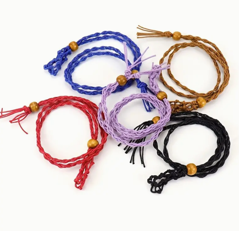 Crystal Gemstone Necklace Cord 45cm/18inch - Mix Pack 5 of each colour