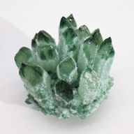 Enhanced Quartz Cluster - Green Ghost Quartz (approx 250-300gm 8cm)