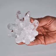 Enhanced Quartz Cluster - Clear Quartz (approx 250-300gm 8cm)