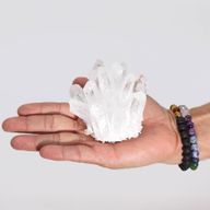 Enhanced Quartz Cluster - Clear Quartz (approx 250-300gm 8cm)