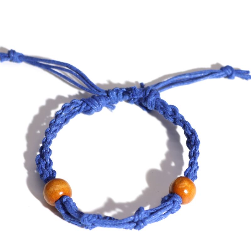 Crystal Gemstone Bracelet Cord 20-28cm/7.8-11inch - Navy