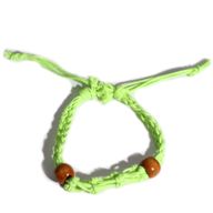 Crystal Gemstone Bracelet Cord 20-28cm/7.8-11inch - Green