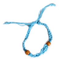 Crystal Gemstone Bracelet Cord 20-28cm/7.8-11inch - Blue
