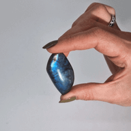 Madagascar Labradorite Leaf Stones (approx 40-50mm)