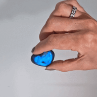 Madagascar Labradorite Hearts Stones (approx 30-40mm)