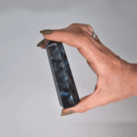Madagascar Labradorite Points (approx 80-90x25mm)