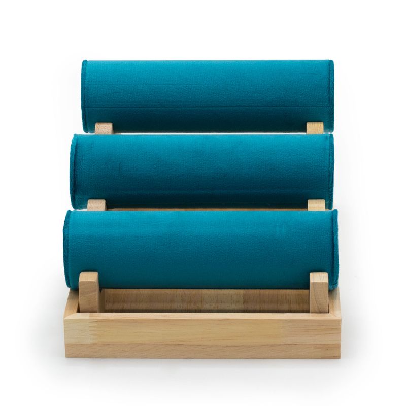 Three Bar Tiered Bangle Display 24x18x13cm