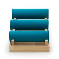 Three Bar Tiered Bangle Display 24x18x13cm