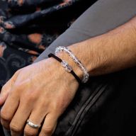 Gemstone Double Power Bracelets - Rock Quartz