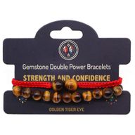 Gemstone Double Power Bracelets - Tiger Eye