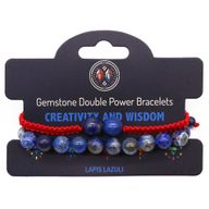 Gemstone Double Power Bracelets - Lapis Lazuli