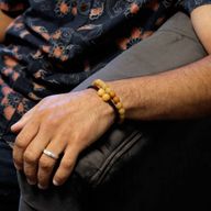 Gemstone Double Power Bracelets - Yellow Aventurine