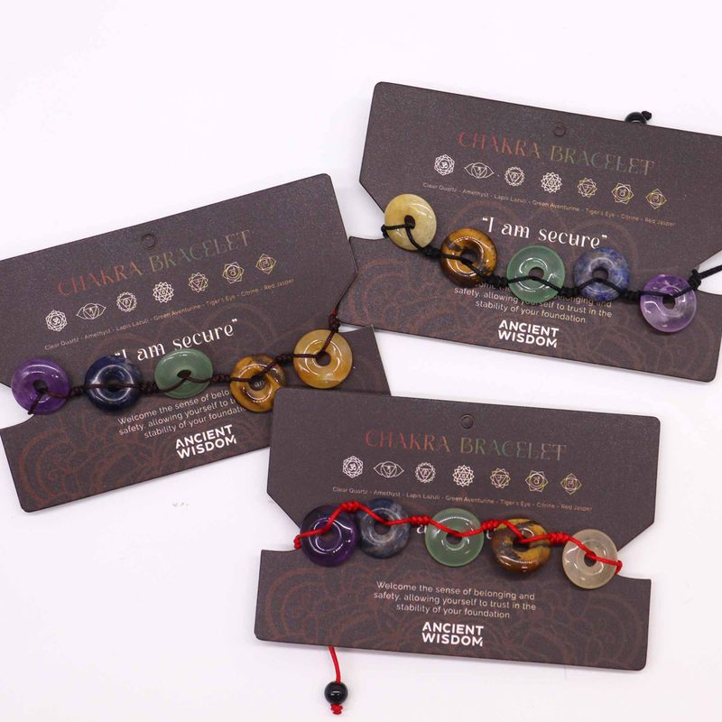 Chakra String Bracelets - Large Donuts