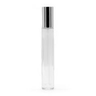 10ml Round Tall Slim Bottle, Silver Spray and Cap