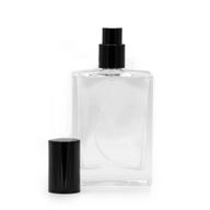 50ml Square Chunky Bottle, Black Spray and Cap