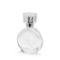 30ml Oval Bottle, Silver Spray and Crystal Cap