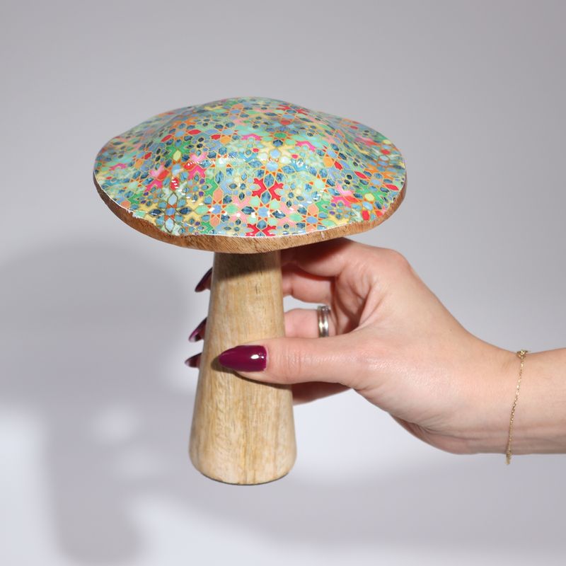 Med Mushroom - 15cm - Pastel Hearts