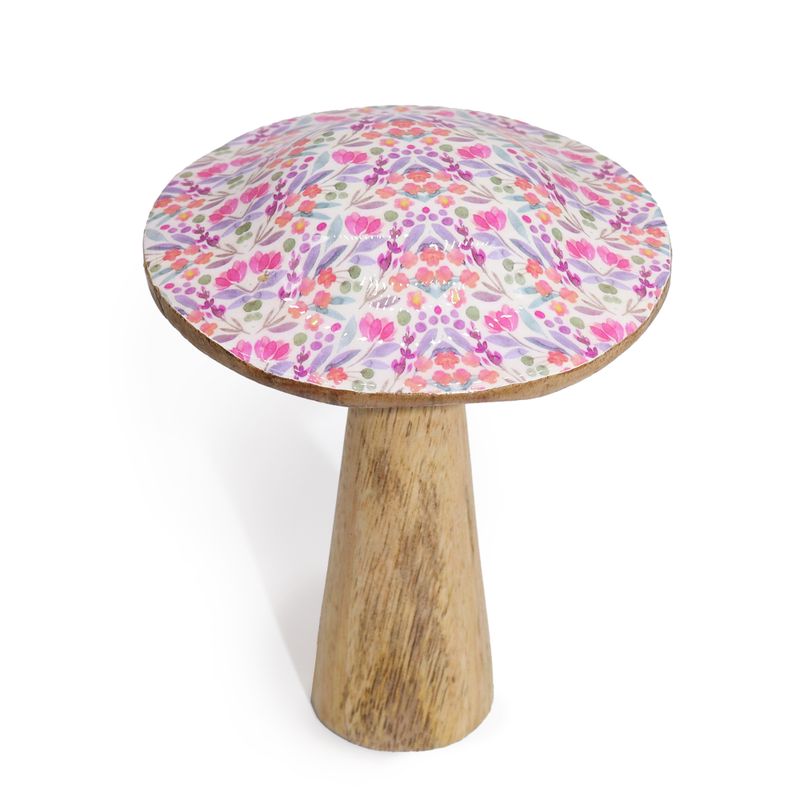 Med Mushroom - 15cm - Pretty Floral