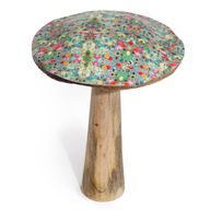 Large Mushroom - 20cm - Mediterranean Tile Pattern