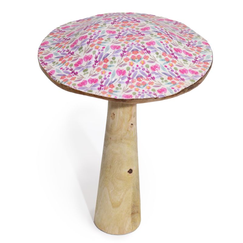 Large Mushroom - 20cm - Pretty Floral