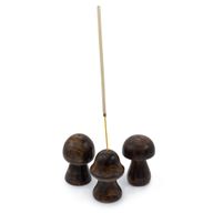 Set of 3 Mini Incense Mushrooms (8cm 7cm 6,5cm)