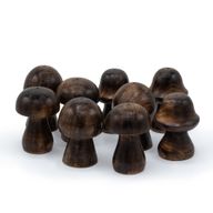 Set of 3 Mini Incense Mushrooms (8cm 7cm 6,5cm)