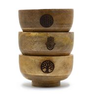 Small Ritual Bowl Incense Holder 11x5,5cm - (Assorted - Esoteric)