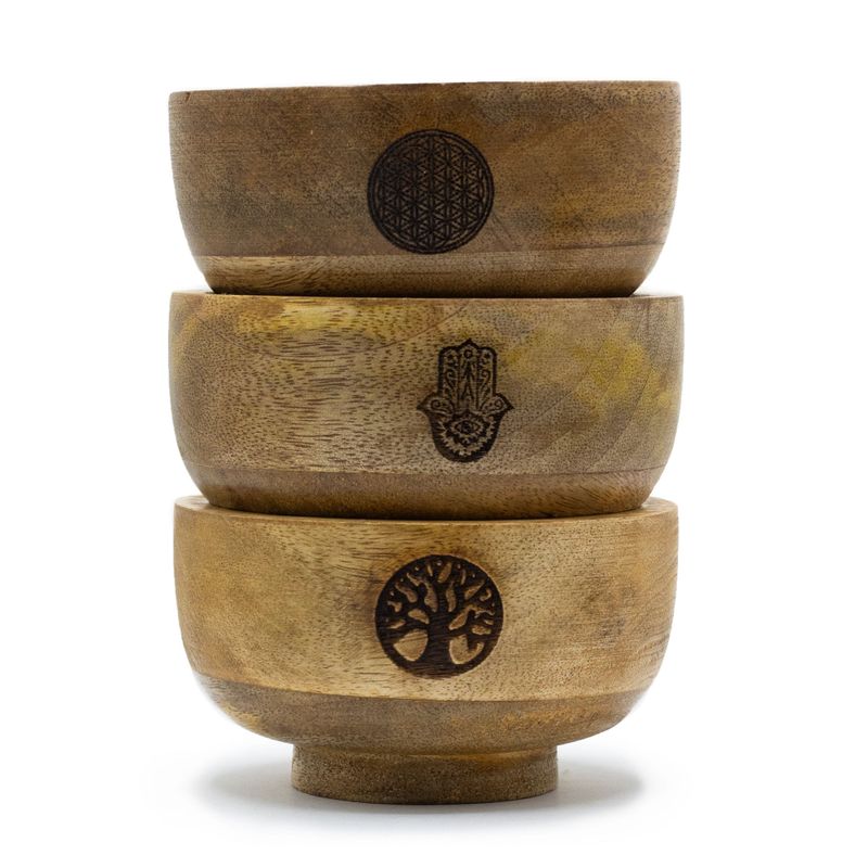 Small Ritual Bowl Incense Holder 11x5,5cm - (Assorted - Esoteric)