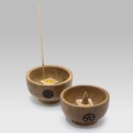 Small Ritual Bowl Incense Holder 11x5,5cm - (Assorted - Esoteric)