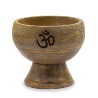 Lrg Ritual Bowl Incense Cone Holder 11x9m - Om