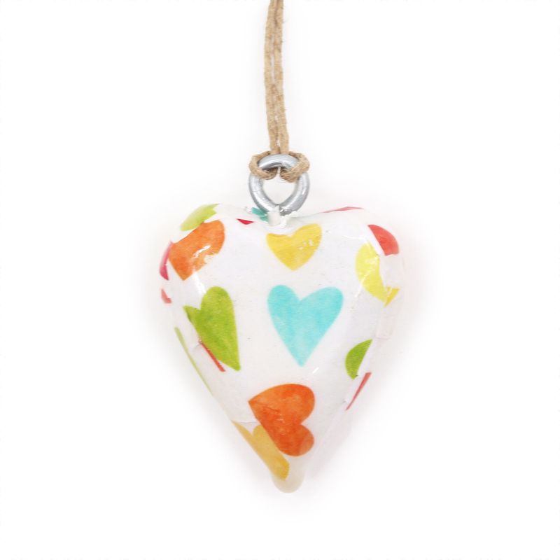 Small Decor Wood Hearts - Pastel Hearts